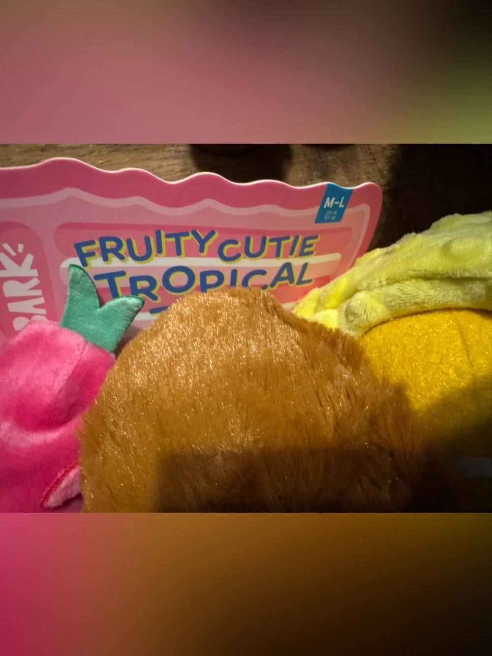 Bark Box M-L Plush ultimate Dog Joy 6 Toys in 1 Plush Dog Toy Set NEW Balls & cr